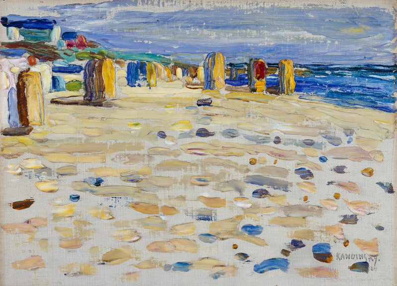 Holanda - Sillas de playa - Vassily Kandinsky