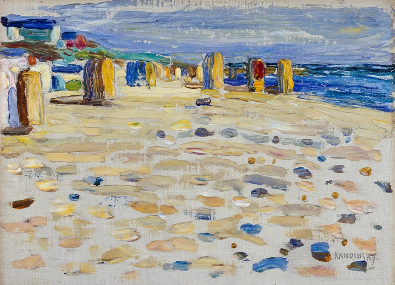 Holanda - Sillas de playa - Vassily Kandinsky