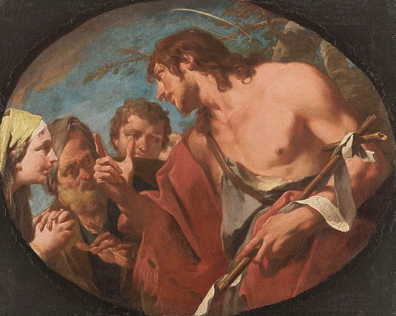 Homilía de Juan Bautista - Giovanni Battista Pittoni