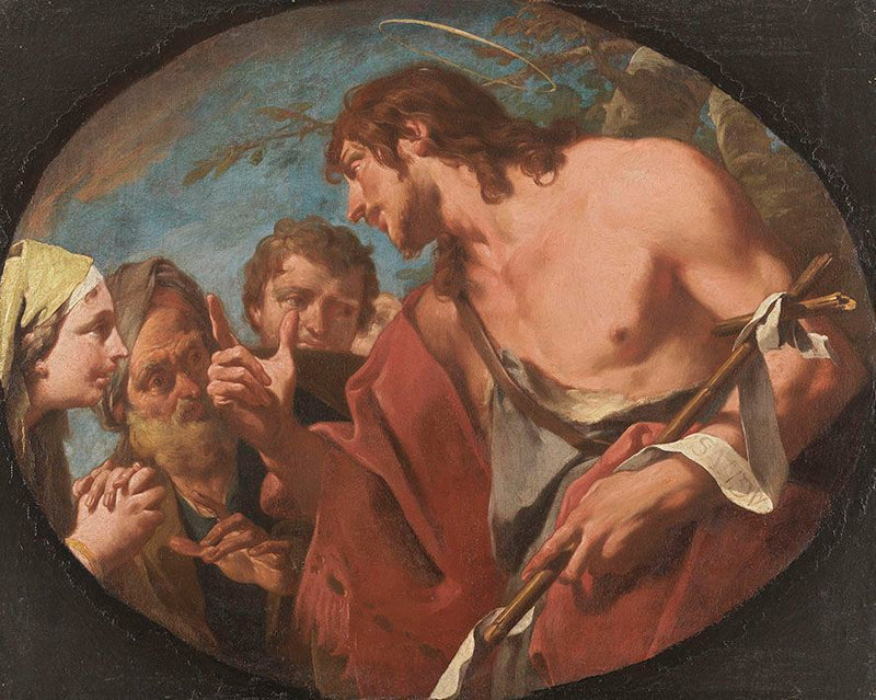Homilía de Juan Bautista - Giovanni Battista Pittoni