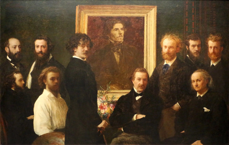 Homenaje a Delacroix - Henri Fantin-Latour