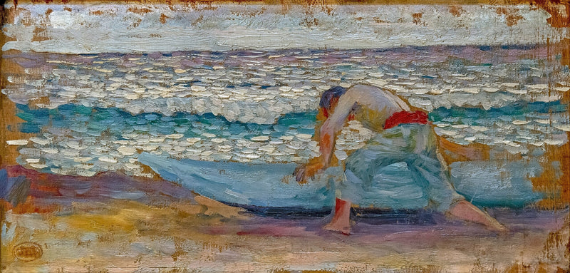 Hombre en la barca - Henri-Edmond Cross
