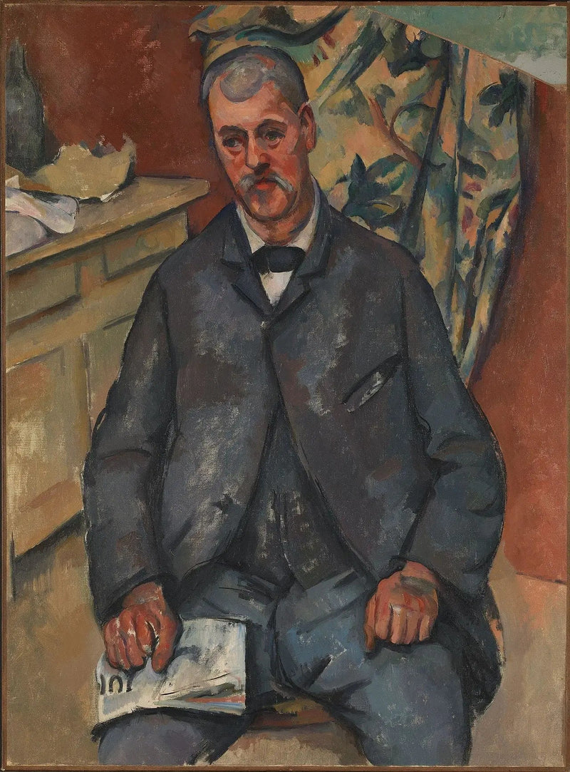 Hombre sentado - Paul Cézanne