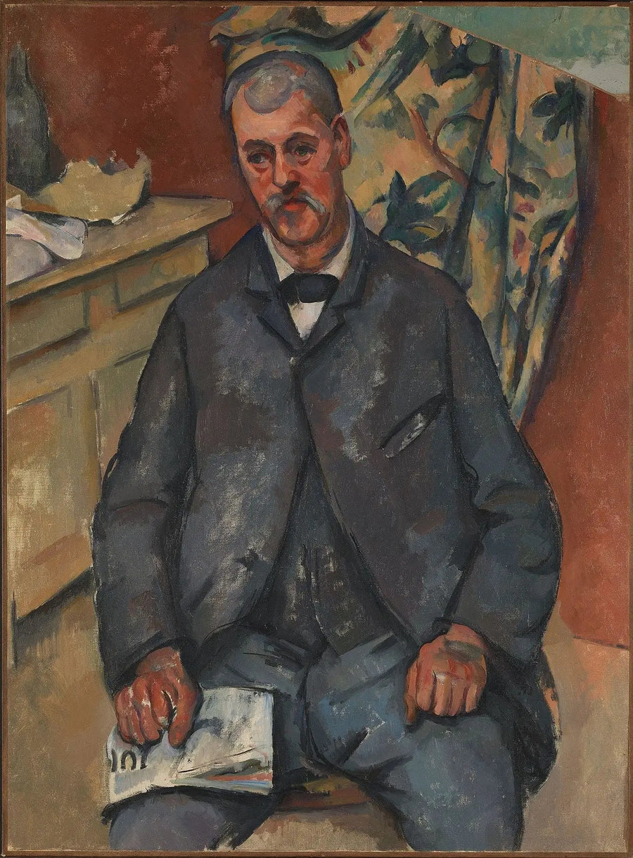 Hombre sentado - Paul Cézanne