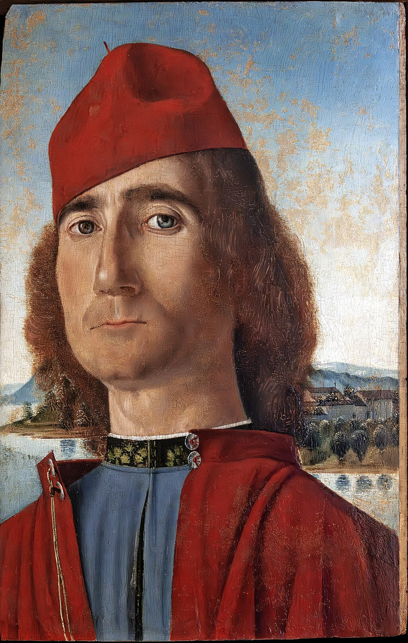 Hombre con boina roja - Vittore Carpaccio