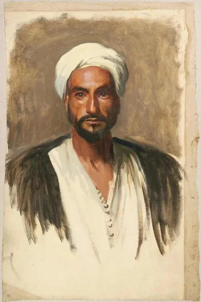 Hombre con turbante blanco - John Singer Sargent