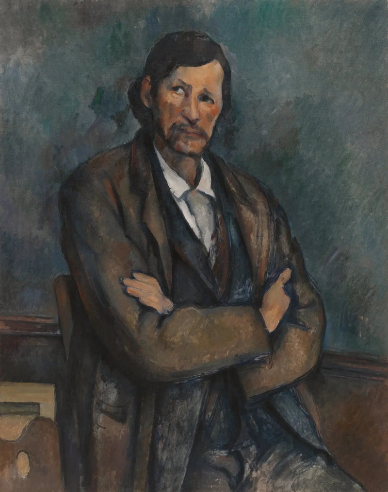 Hombre con los brazos cruzados - Paul Cézanne