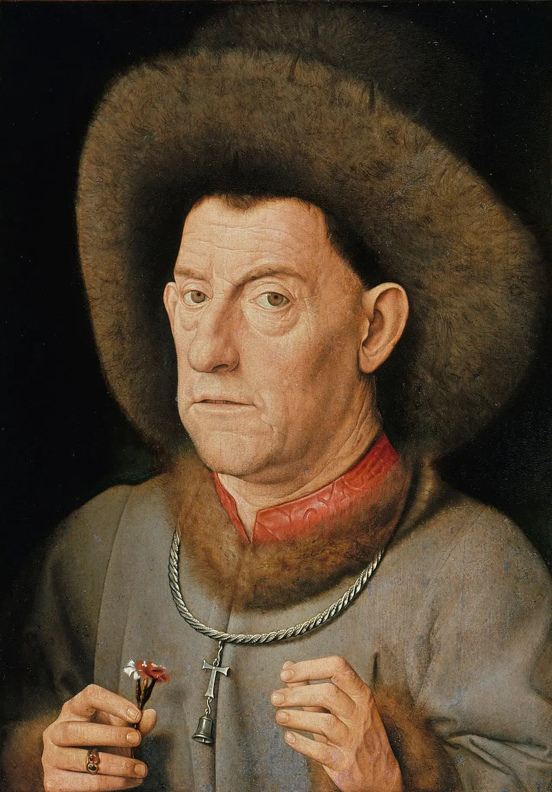 Hombre con clavel - Jan van Eyck