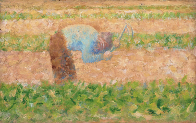 Hombre con una azada - Georges Seurat