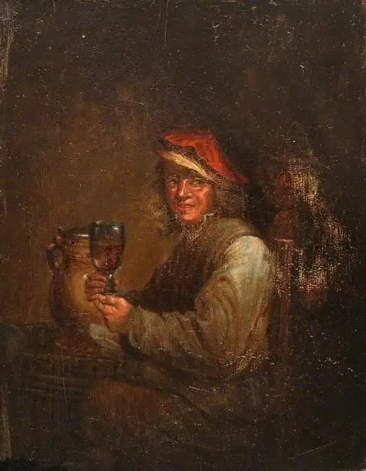 Hombre bebiendo - David Teniers el Joven