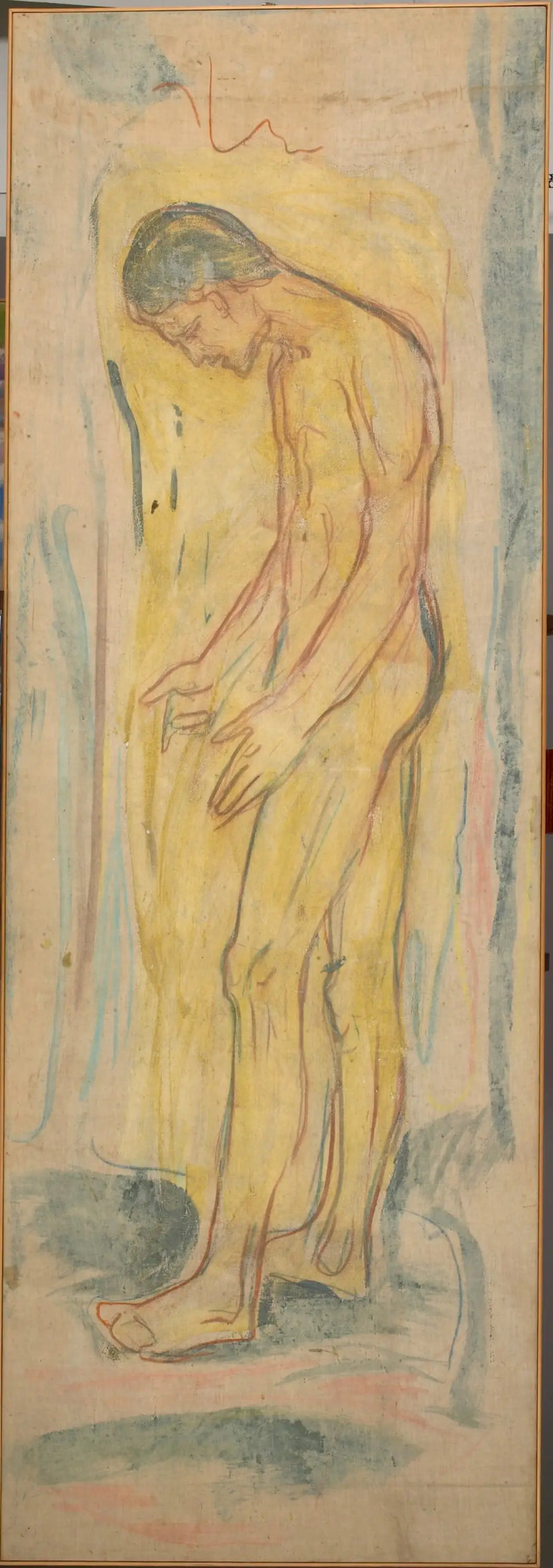 Hombre desnudo de pie. La SSource - Edvard Munch