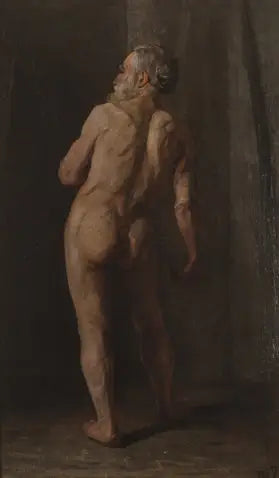 Hombre desnudo de pie - Piet Mondrian