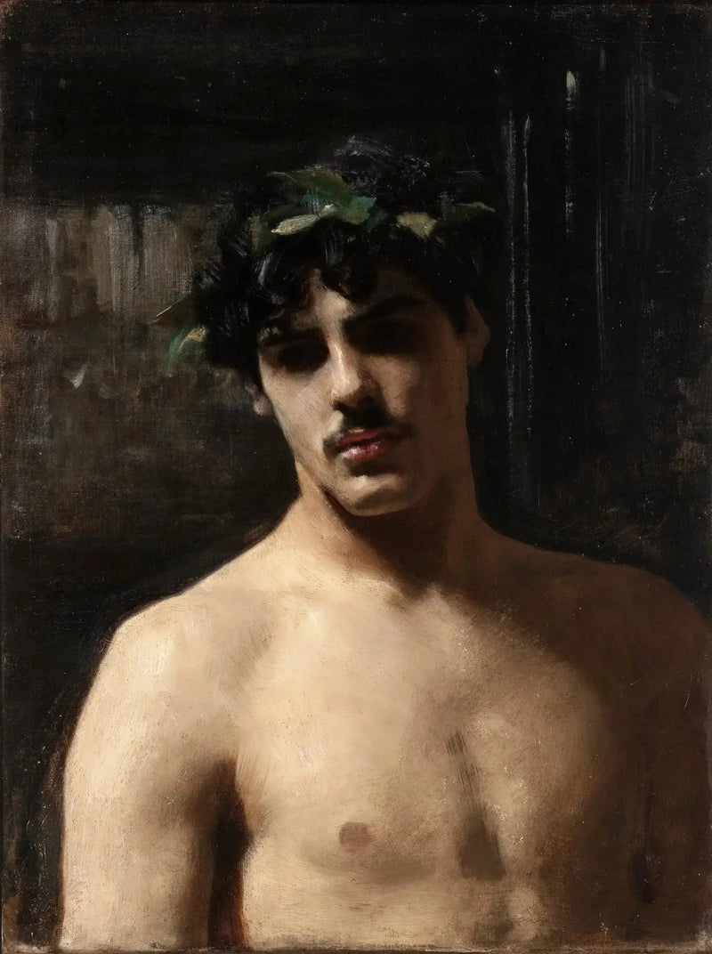 Hombre con laureles - John Singer Sargent