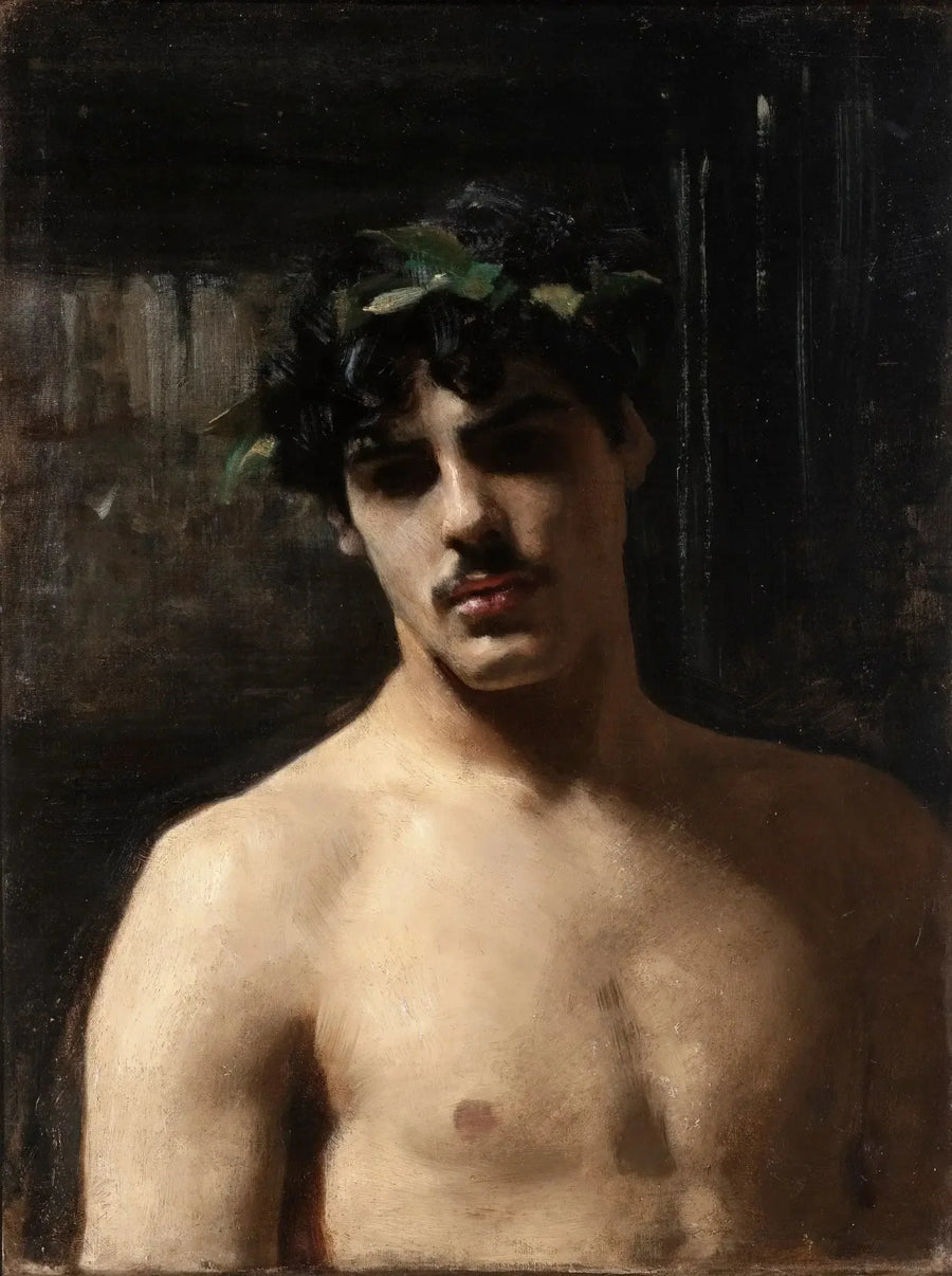 Hombre con laureles - John Singer Sargent