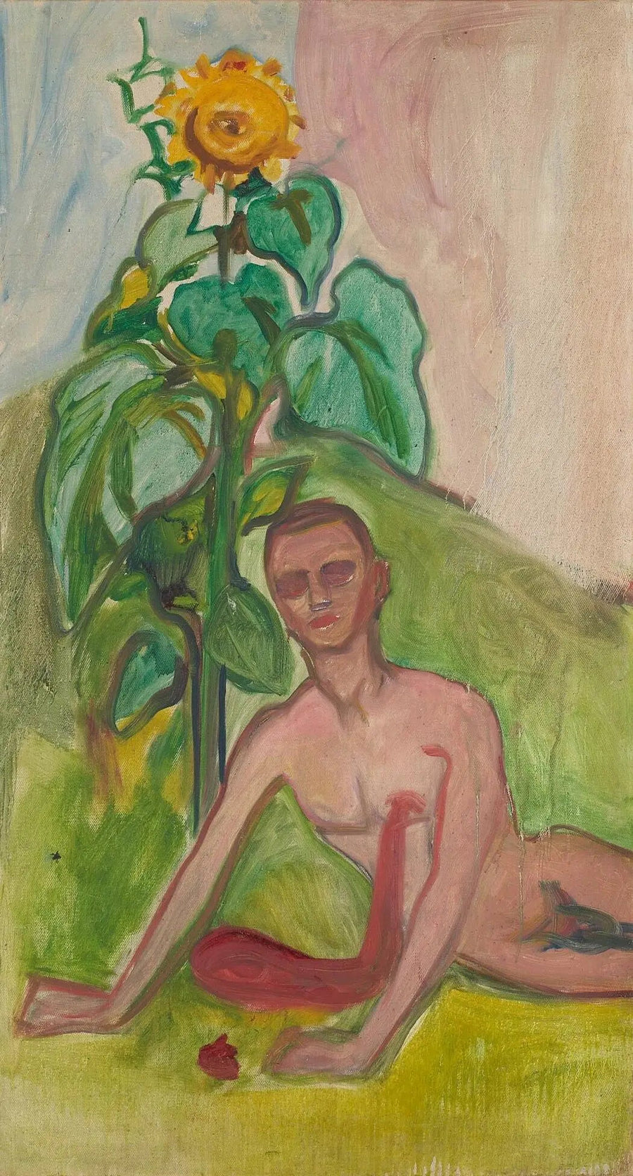 Hombre sangrante y Girasol - Edvard Munch