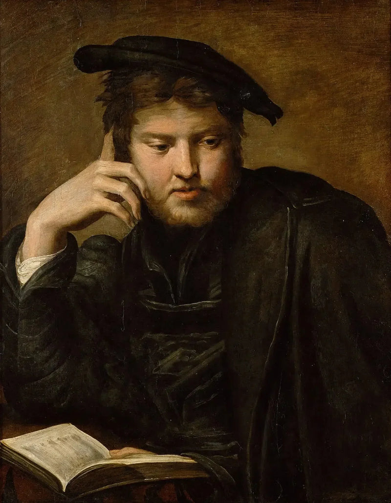 Hombre sosteniendo un libro - Parmigianino
