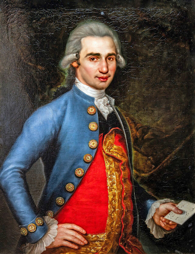 Hombre sosteniendo una carta - Francisco Bayeu