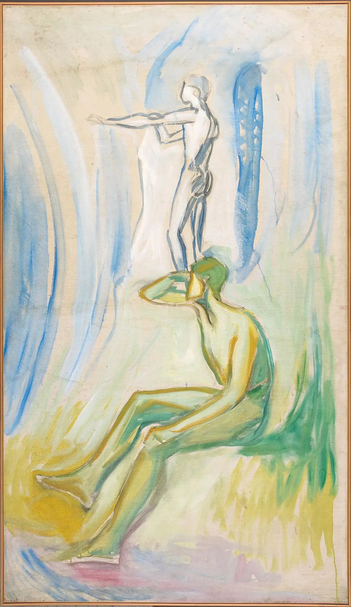 Hommes se tournant vers le soleil - Edvard Munch image 1 reproduction réalisée par Alpha Reproduction