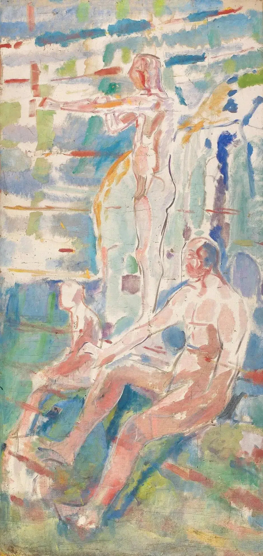 Hombres de espaldas al sol - Edvard Munch