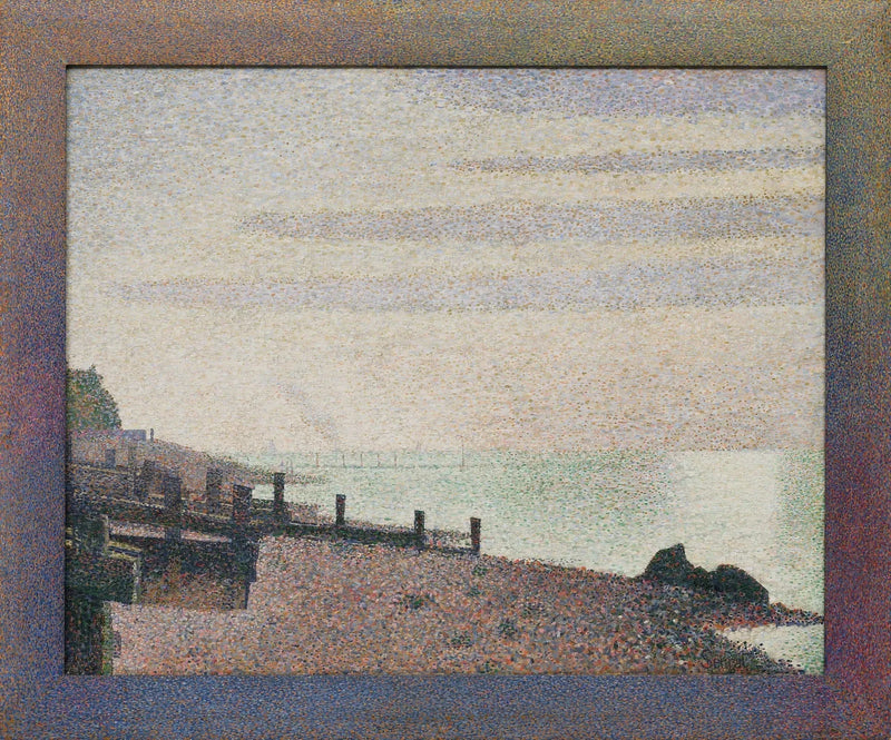 Honfleur, una tarde, desembocadura del Sena - Georges Seurat