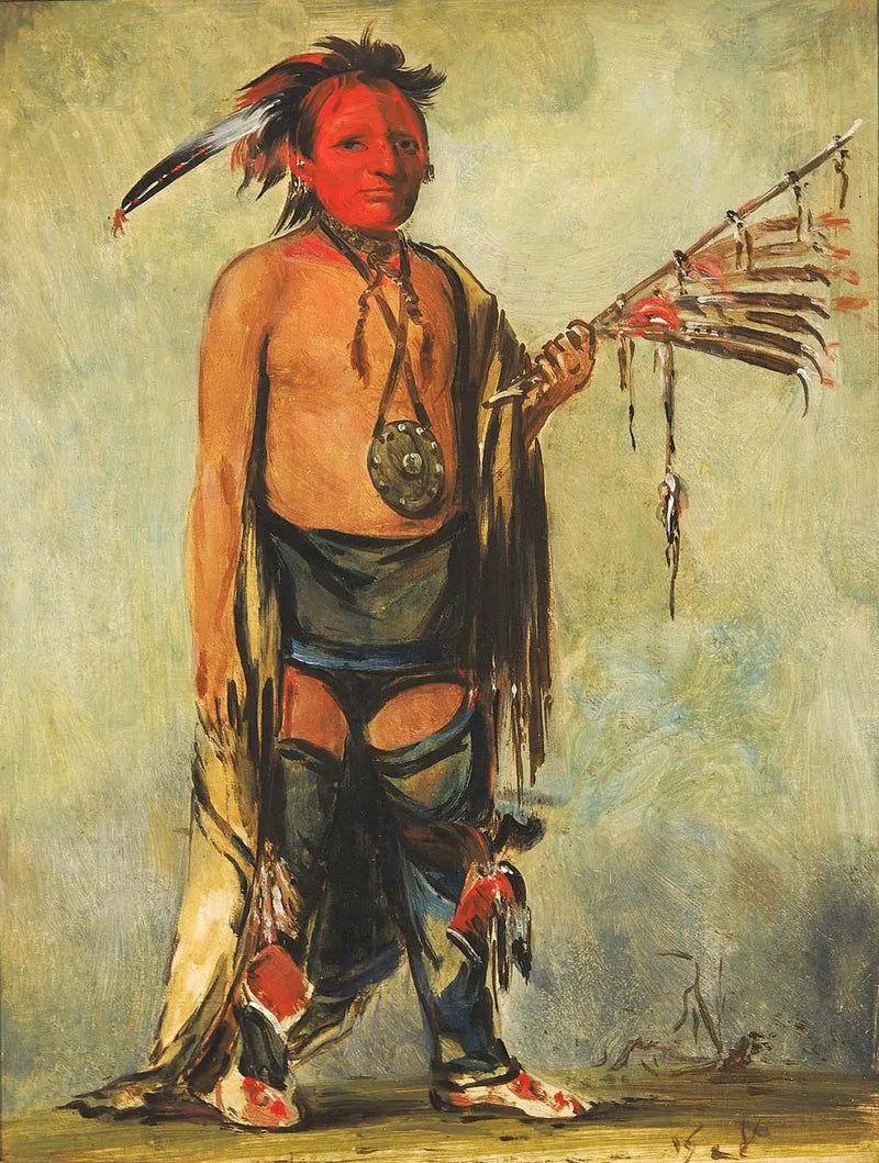 Hoo-w'a-ne-kaw, pequeño alce - George Catlin