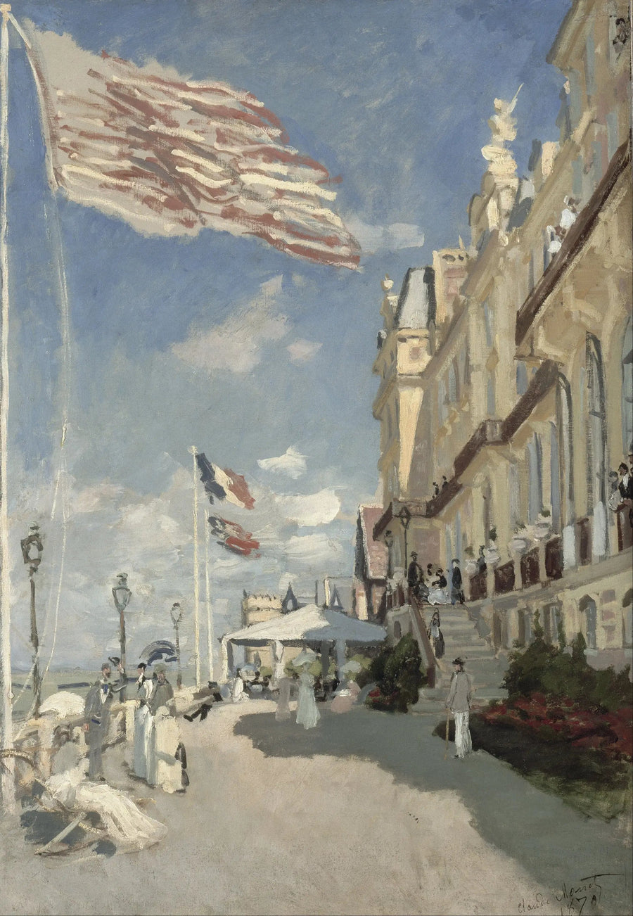 Hotel de las Rocas Negras, Trouville - Claude Monet