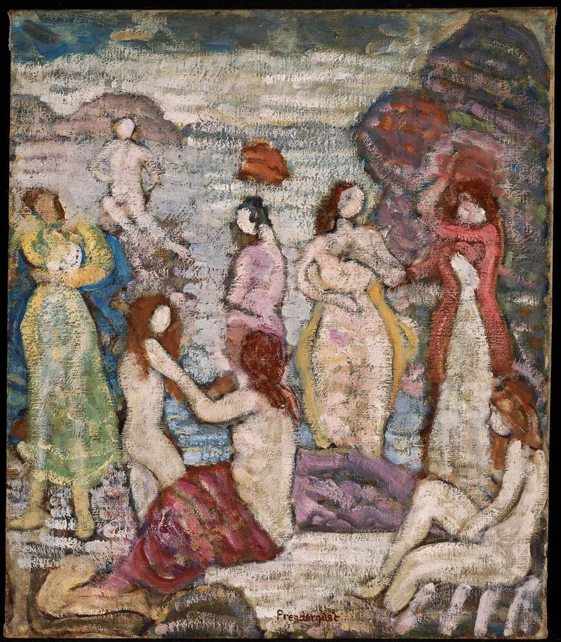 Ocho bañistas - Maurice Prendergast