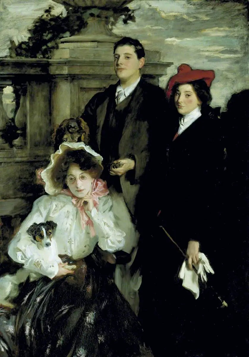 Hylda, Almina y Conway, hijos de Asher Wertheimer - John Singer Sargent