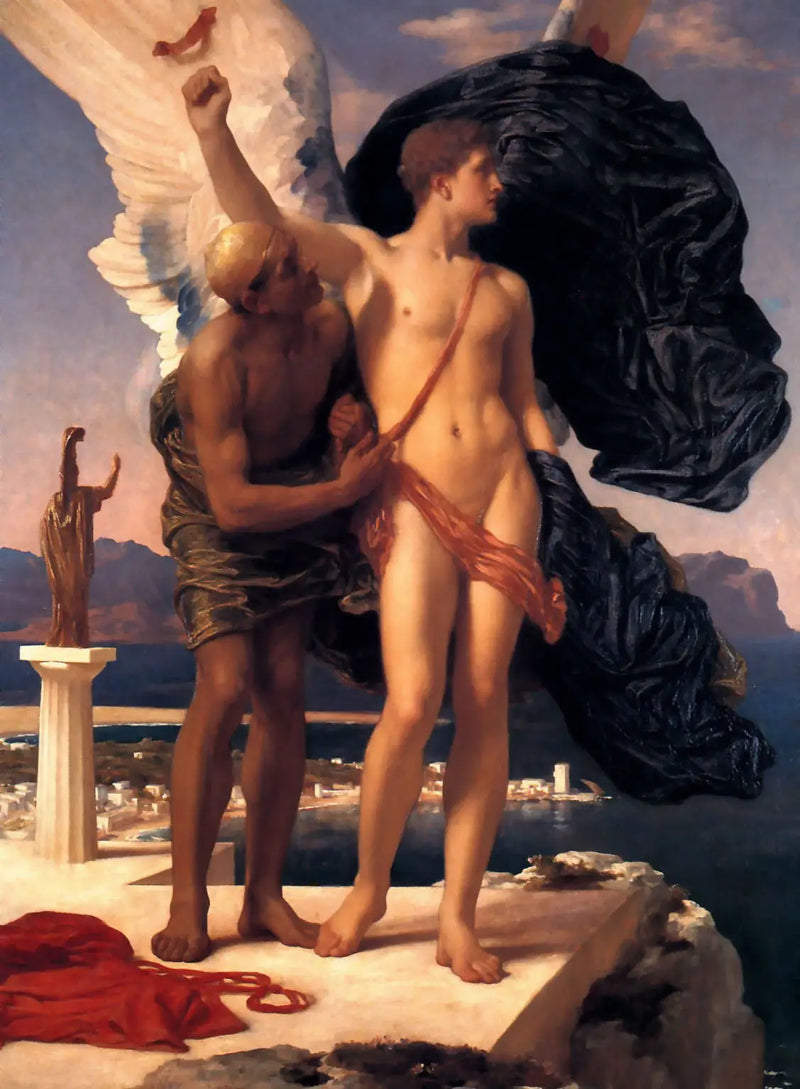 Ícaro y Dédalo - Frederic Leighton