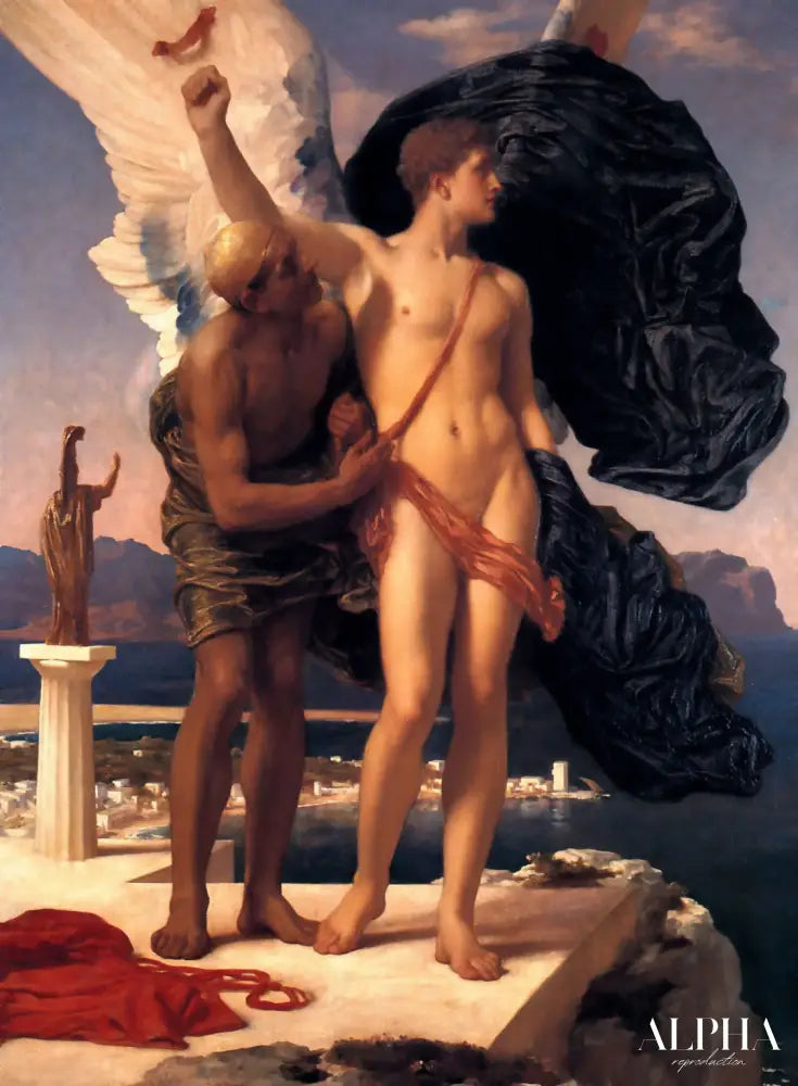 Icare et Dédale - Frederic Leighton - Reproductions de tableaux et peintures haut de gamme