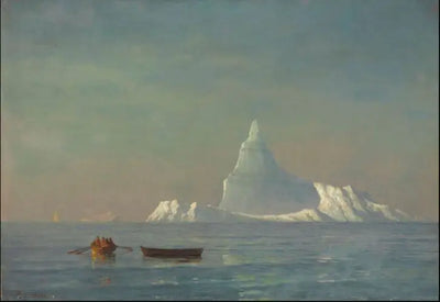 Icebergs - Albert Bierstadt - Alpha Reproduction