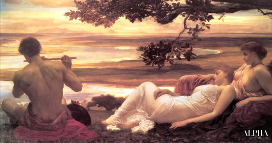 Idyll - Frederic Leighton - Reproductions de tableaux et peintures haut de gamme