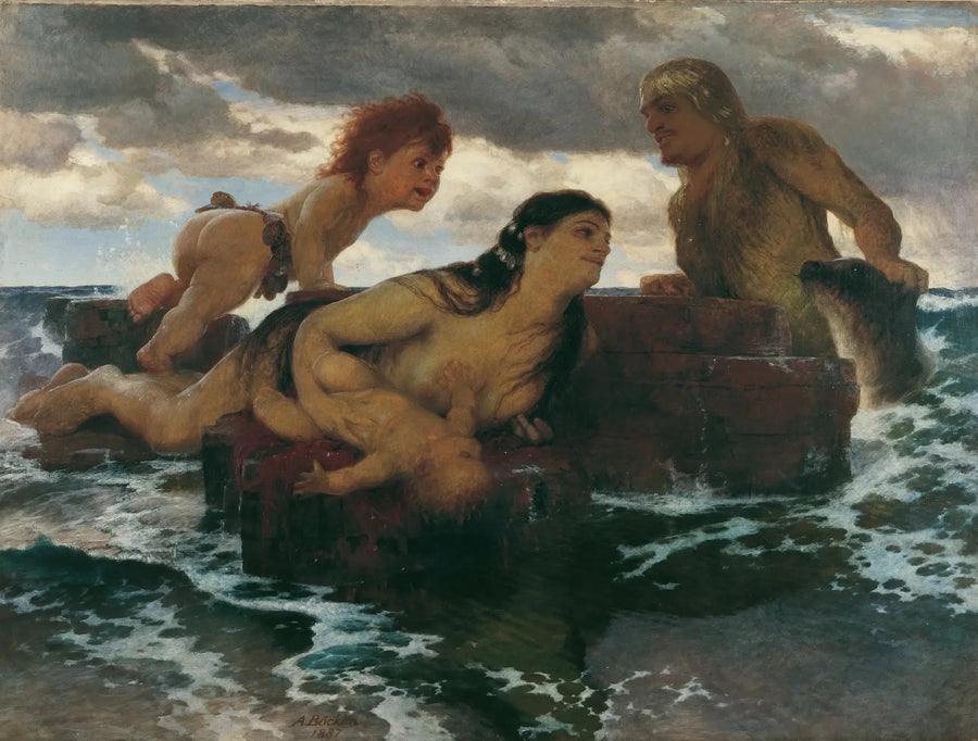 Idilio del mar - Arnold Böcklin