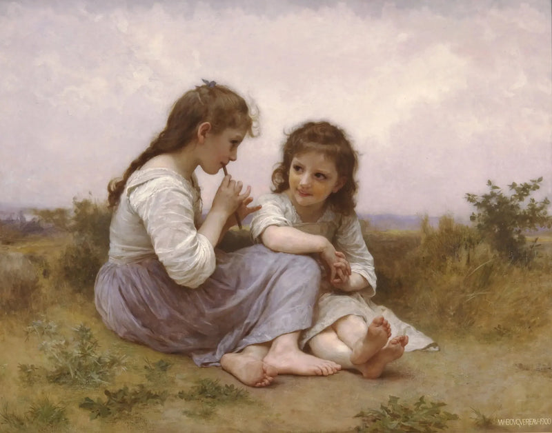 Idilio infantil - Bouguereau
