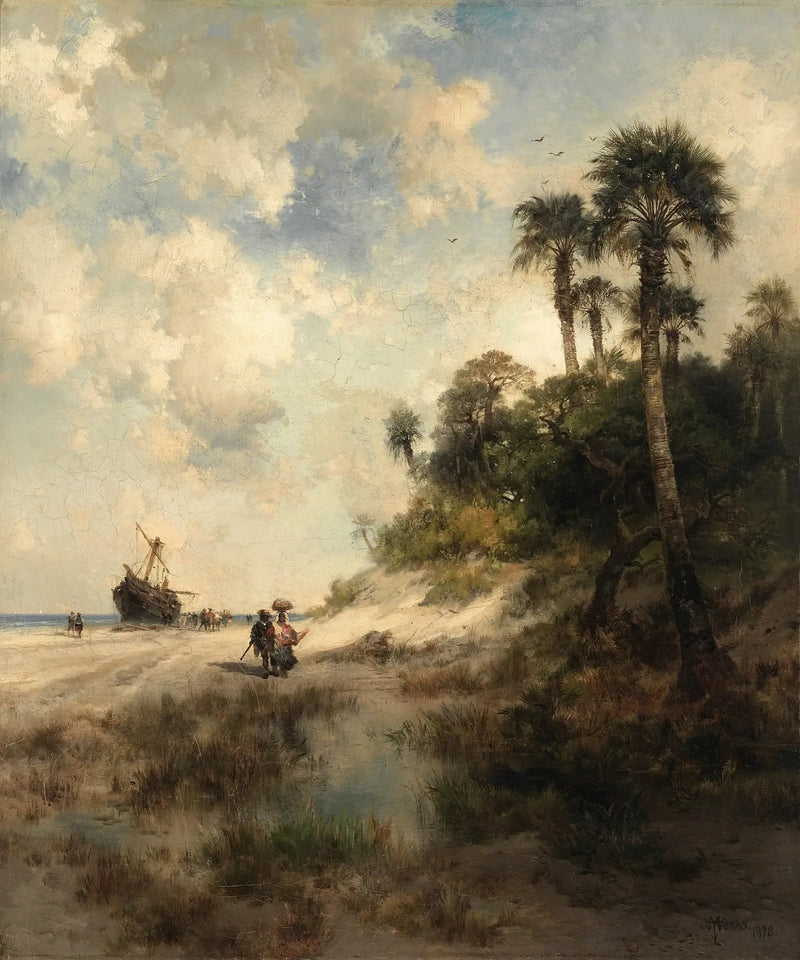 Isla de Fort George, Florida - Thomas Moran
