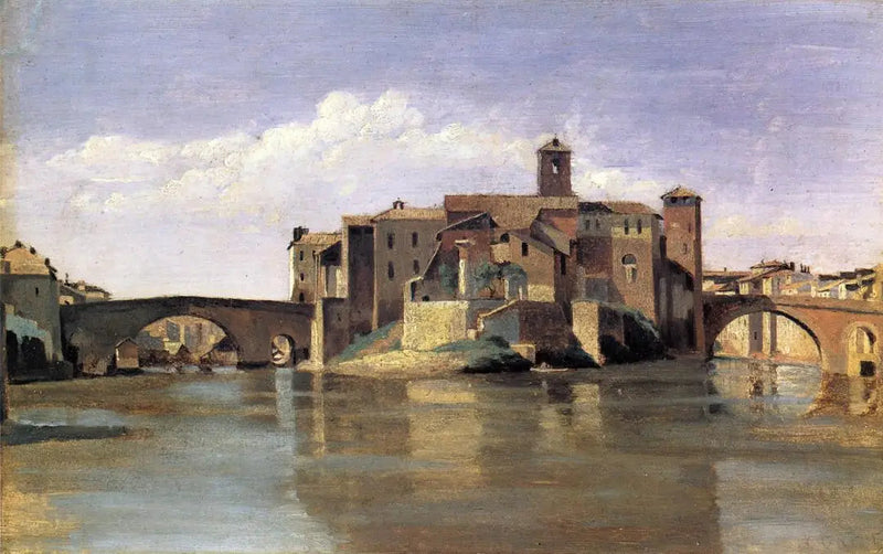 Isla de San Bartolomeo - Jean-Baptiste Camille Corot