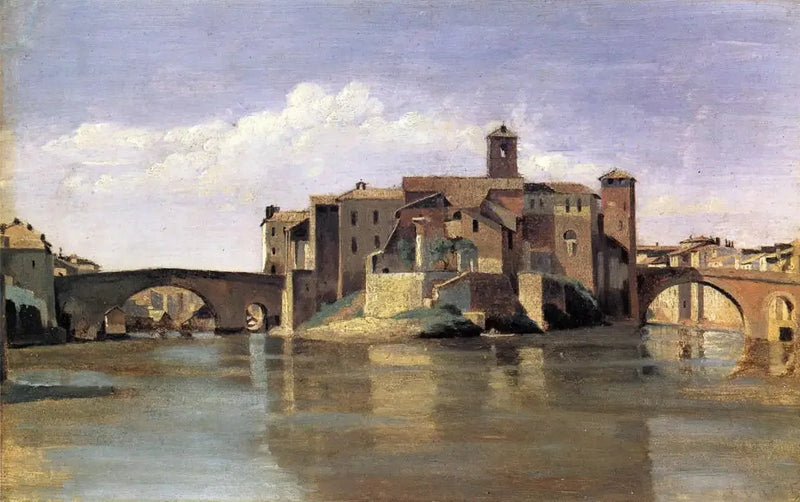 Isla de San Bartolomeo - Jean-Baptiste Camille Corot