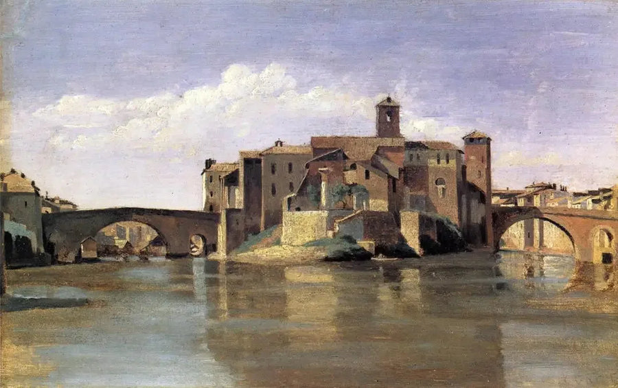 Isla de San Bartolomeo - Jean-Baptiste Camille Corot