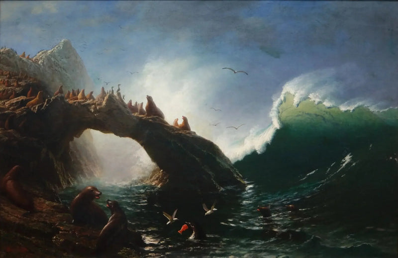 Isla Farallón - Albert Bierstadt