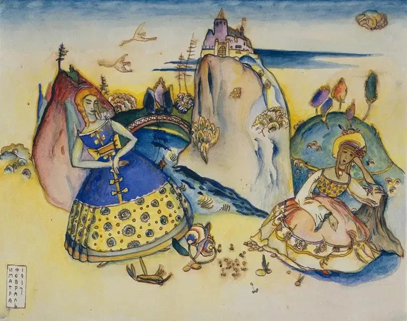 Imatra, febrero de 1917 - Vassily Kandinsky