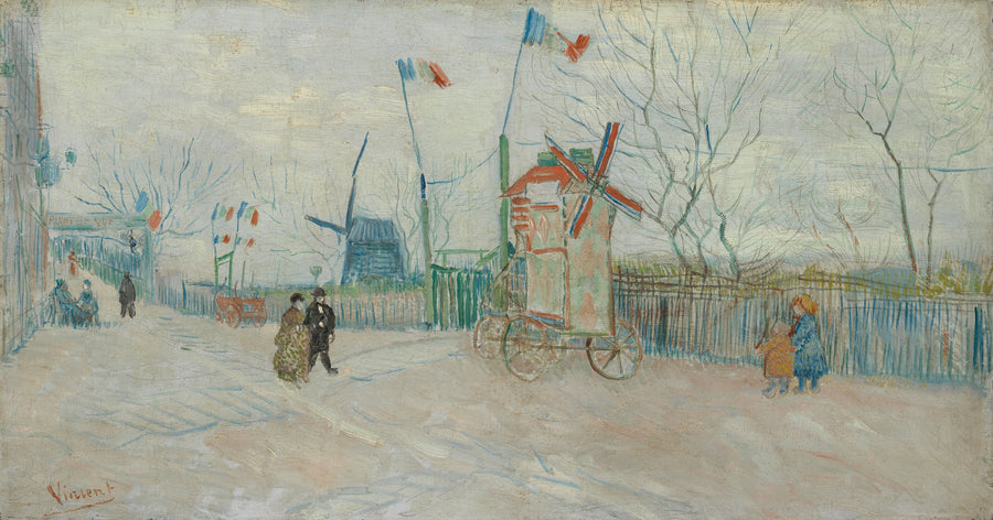 Callejón de los Dos Hermanos - Vincent van Gogh