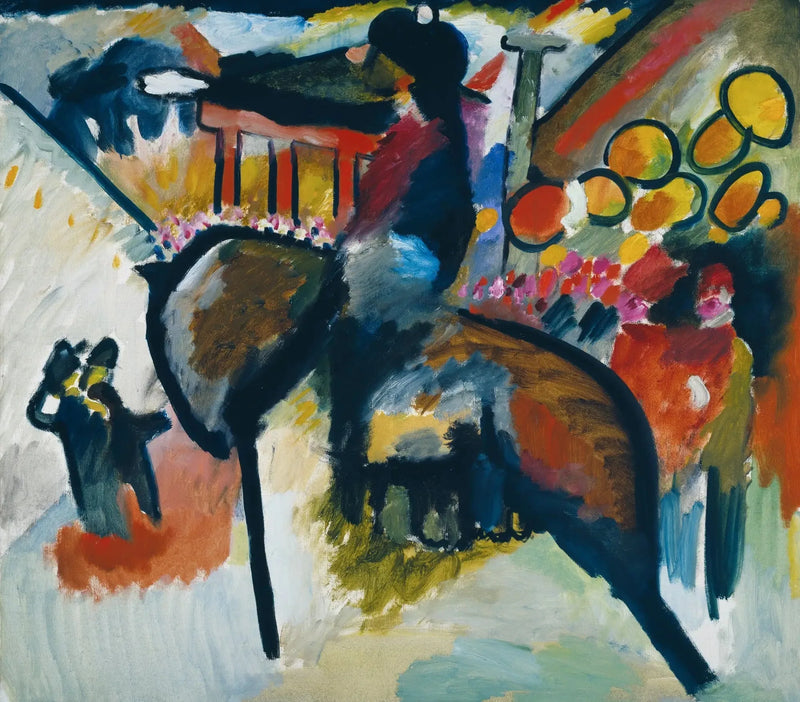 Impresión IV (Gendarme) - Vassily Kandinsky