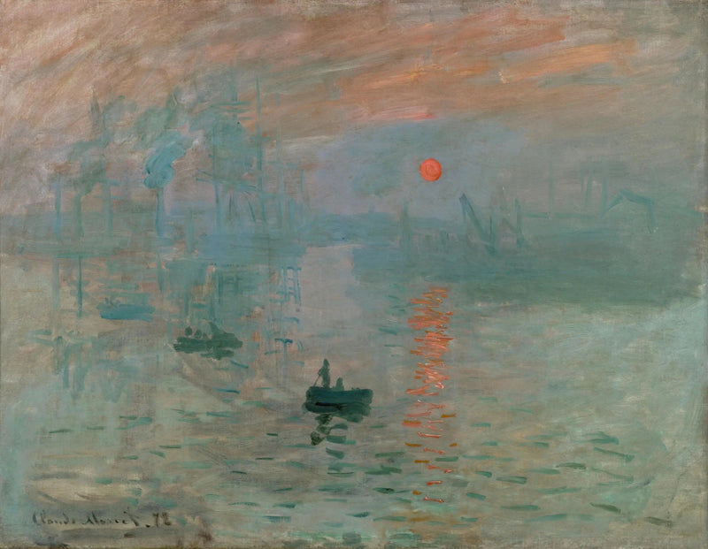 Impresión, Sol naciente - Claude Monet