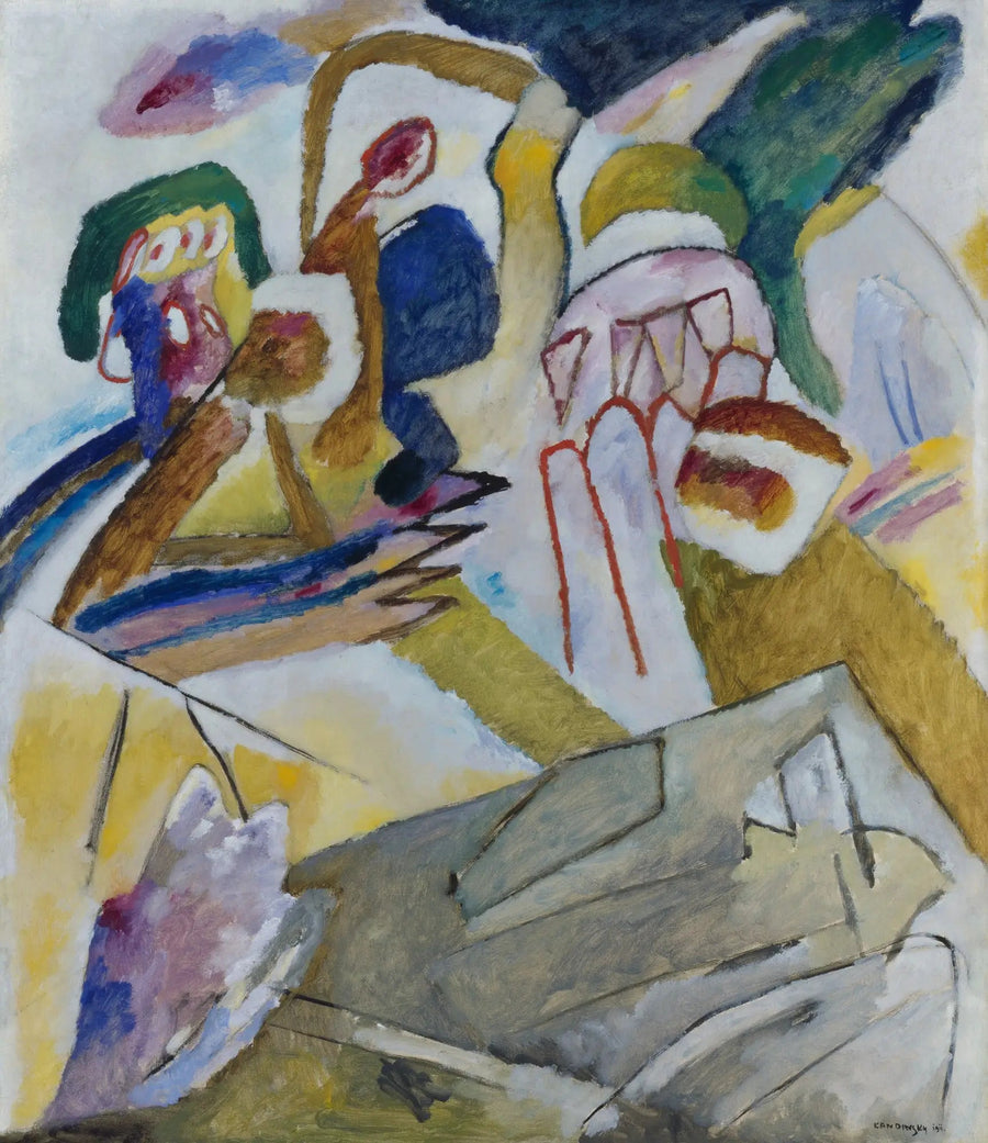 Improvisación 18 (con lápida) - Vassily Kandinsky