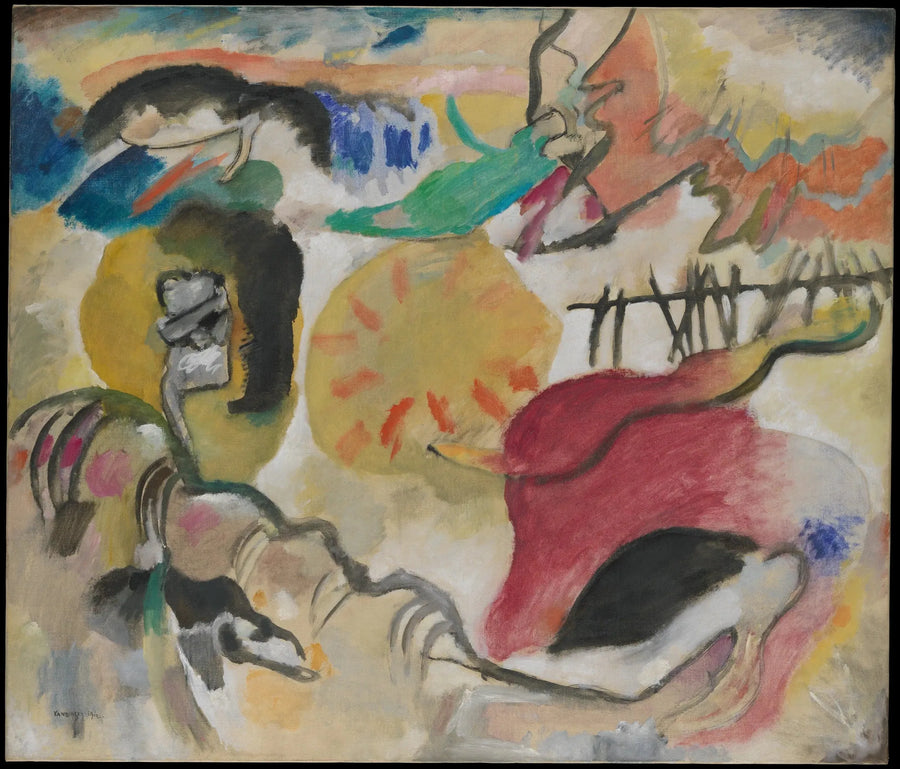 Improvisación 27 (El Jardín del amor II) - Vassily Kandinsky