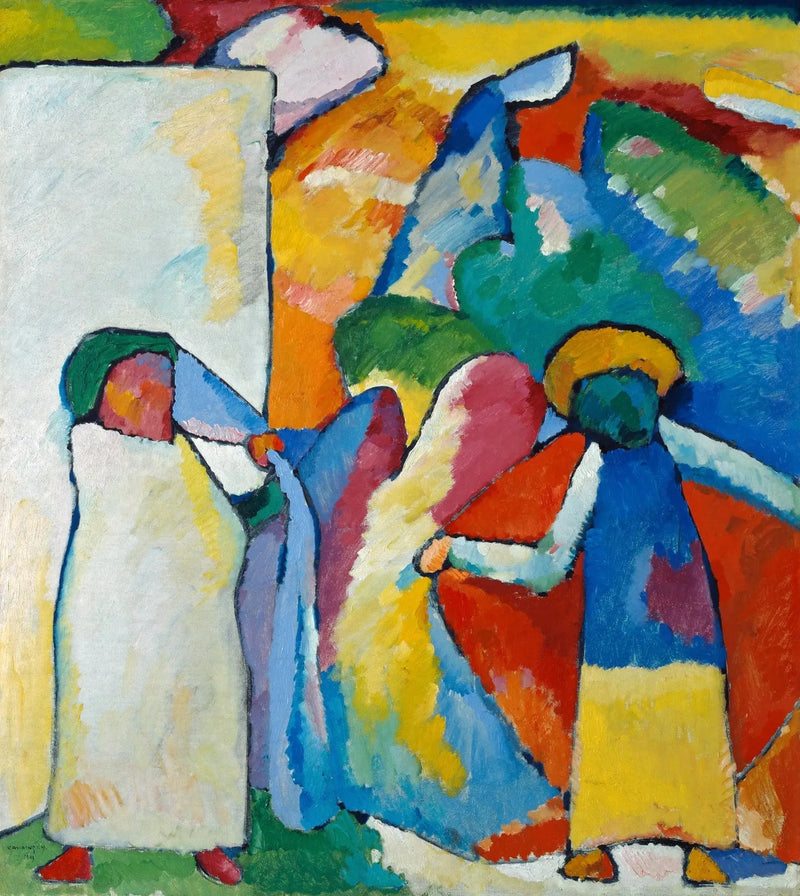 Improvisación VI (Africana) - Vassily Kandinsky