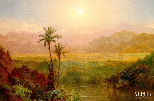 In the Andes - Frederic Edwin Church - Reproductions de tableaux et peintures haut de gamme