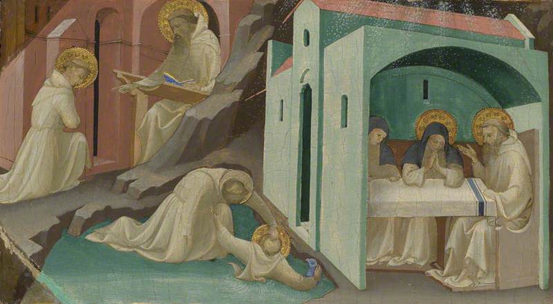 Incidentes de la vida de san Benito - Lorenzo Monaco