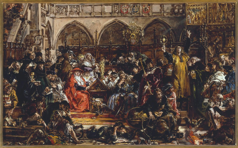 Influencia de la universidad en el país, según la serie « Historia de la civilización en Polonia » - Jan Matejko