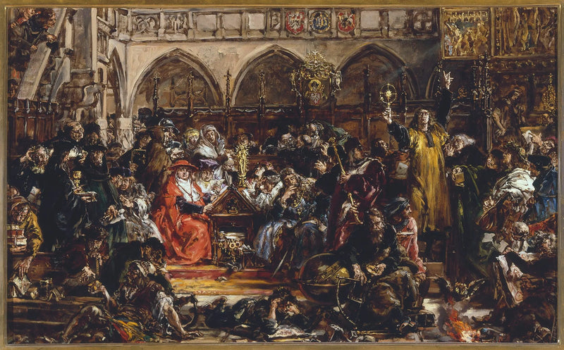 Influencia de la universidad en el país, según la serie « Historia de la civilización en Polonia » - Jan Matejko